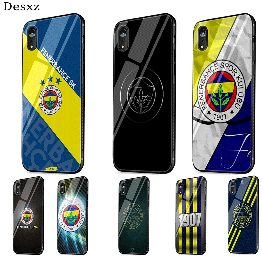 

Desxz Fenerbahce Glass Case For iPhone 5 5s SE 6 6s 7 8 Plus X XR XS Max Cover