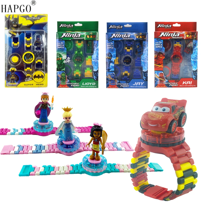 

New Batman Bolck Watch Ninjago Avengers Princess Figures Toy Compatible With Legoingly Duplo Buliding Blocks For Christmas Gifts