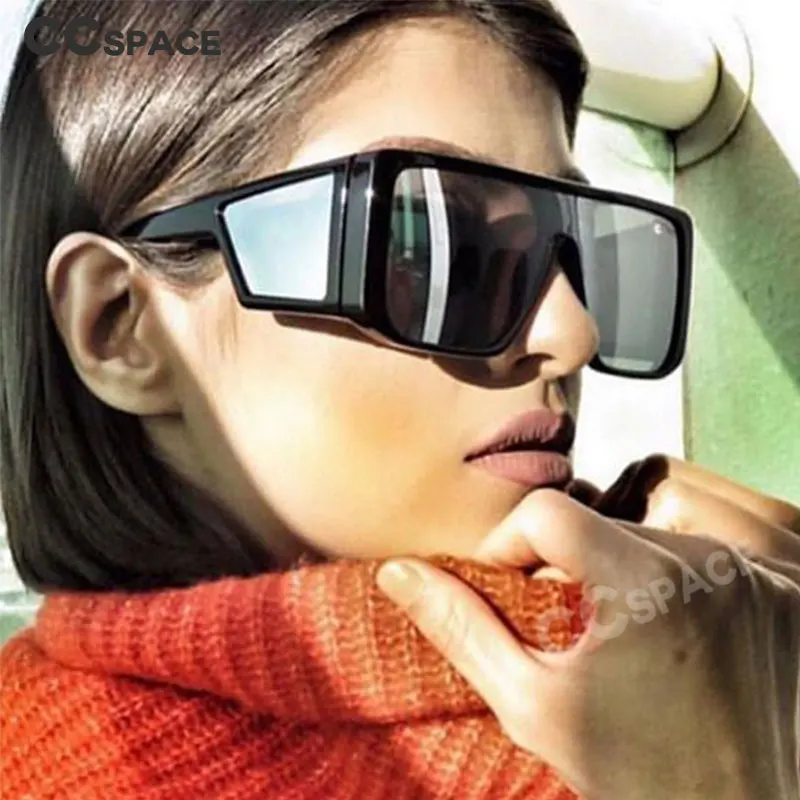 

Men Goggle Oversized Sunglasses Women Fashion Shades UV400 Vintage Glasses 45709df