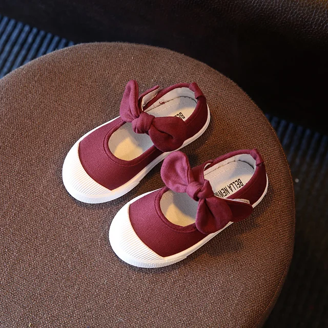 Fall 2017 Children Shoes Girls Canvas Shoes Fashion