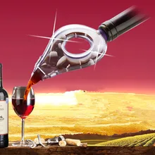 1 шт. графин вина Магия Графин Эфирное вино Быстро Аэратор Pour Носик Графин путешествия вина фильтр воздухозаборника Pourer OK 0267
