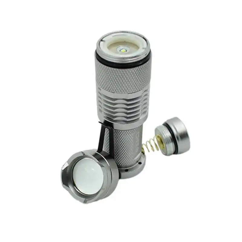 Clearance New Mini Bicycle Light 7W 2000 Lm 3 Mode Q5 LED cycling Front Bike lights Lamp Torch Waterproof ZOOM flashlight with clip 11