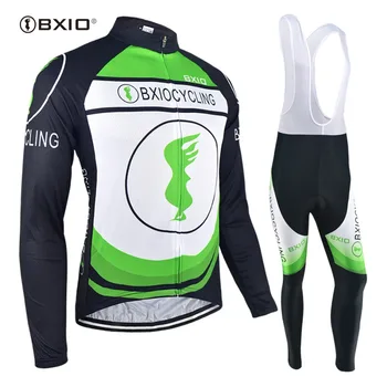 

BXIO 2020 Cycling Jersey Sets Long Sleeve Road Bicycle Clothing Top Grade Pro Tour Team Bike Clothes Ropa Ciclismo BX-0109G-017