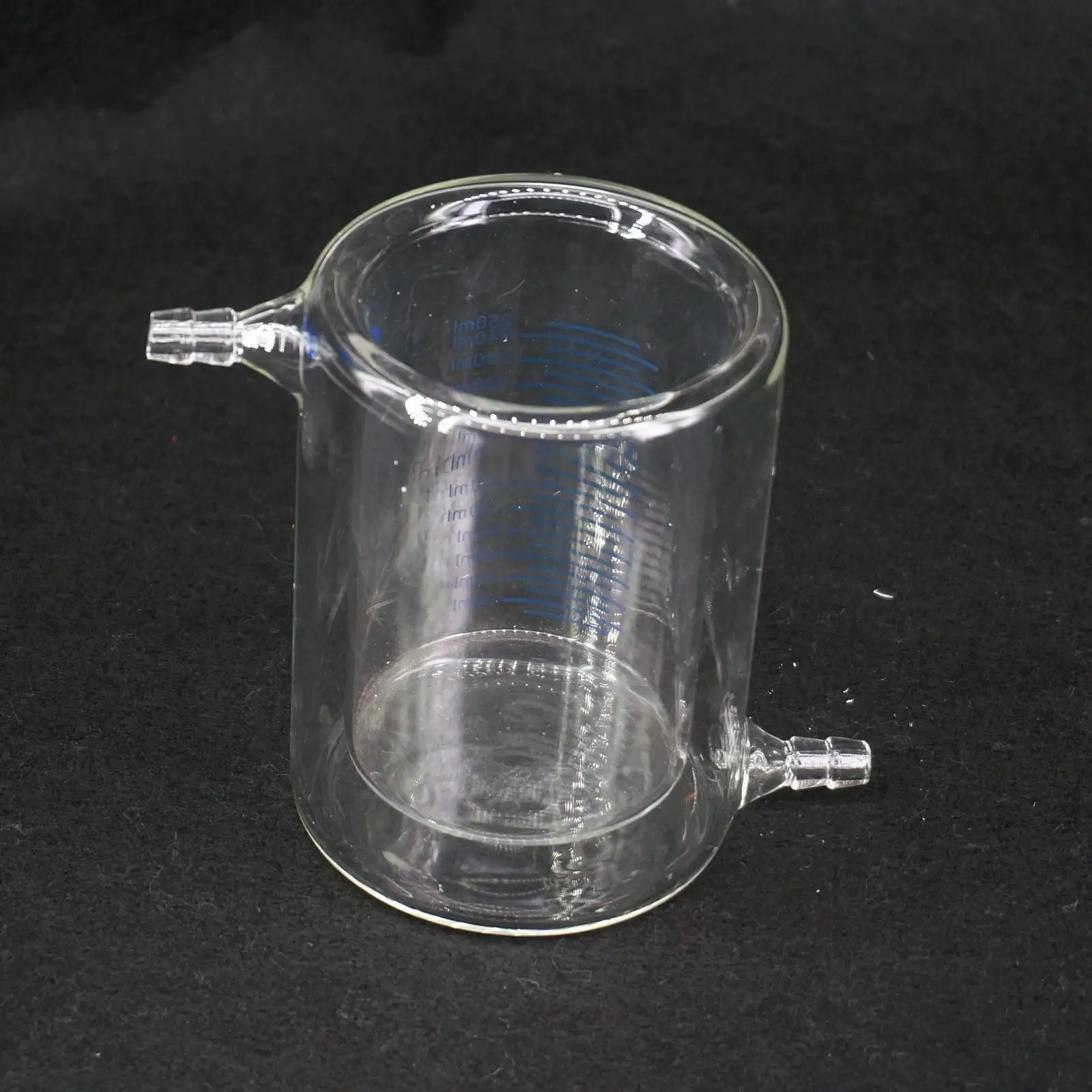 250ml Laboratory Jacketed Borosilicate Glass Beaker Double Layer Beaker