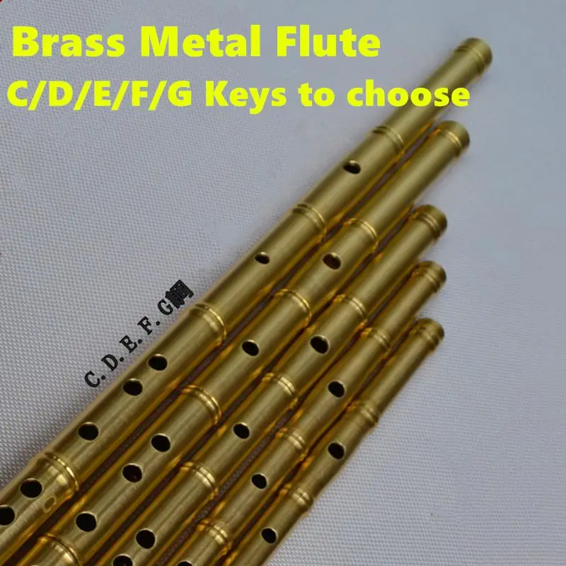 Латунная металлическая флейта Dizi G Key Metal Flauta Profesional поперечные музыкальные
