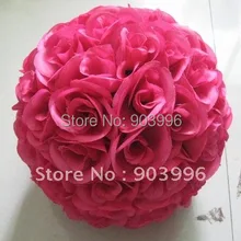 Бесплатно shipping-10pcs-20cm Слива внутренний пластиковый цветок шар-поцелуй Свадебный Декоративный Шар