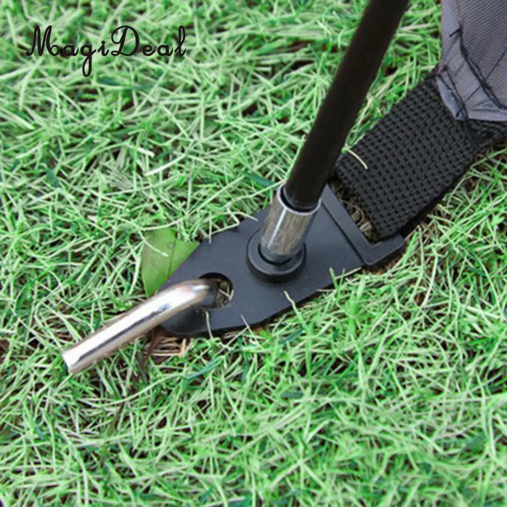 MagiDeal 10pcs Tent Clip Camping Tent Feet Clamp Accessories for Outdoor Black 4cm