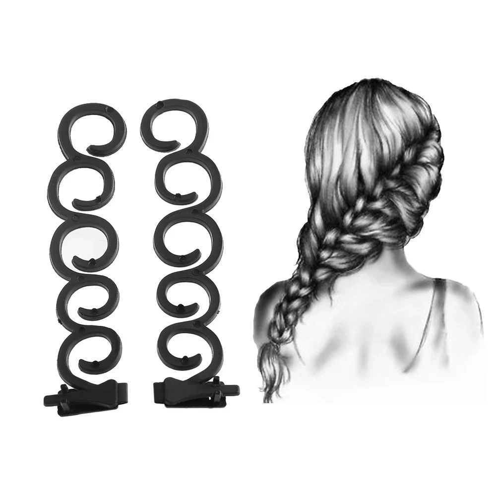 

Random Color! Lady French Hair Braiding Tool Weave Braider Roller Hair Twist Styling Tool DIY Accessories