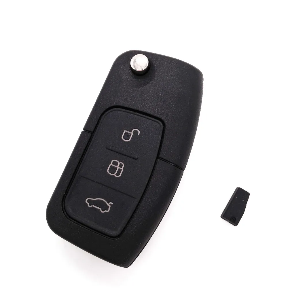 Для FORD C Max S Focus Mondeo Fiesta KUGA Galaxy 3 кнопки 433 МГц с чипом 4D60/4D63 БЕСКЛЮЧЕВОЙ вход Брелок