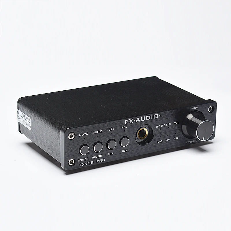 FX-Audio FX-98S Pro DAC PCM2704 MAX9722 Headphone Amplifier Upgraded Version USB Decoder Sound Effect EQ Processor Amplifier FX-Audio FX-98S Pro DAC PCM2704 MAX9722 Headphone Amplifier Upgraded Version USB Decoder Sound Effect EQ Processor Amplifier