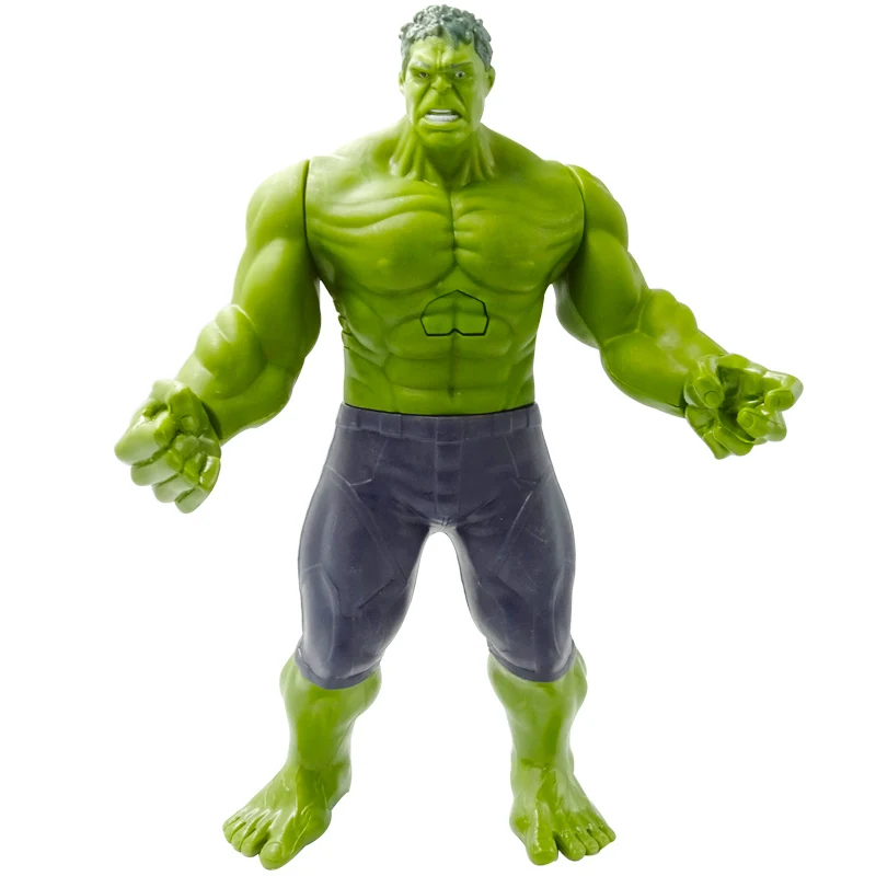Hulk no box 30 см Marvel Мстители Веном Бэтмен Супермен флэш танос Халк Росомаха Черная пантера Человек-паук фигурка куклы игрушки для детей - Color: Hulk no box