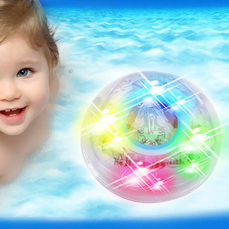 

Baby Child Bathroom Led Light Toy Color Changing Luminous Bath Shower Floating Colorful Toys