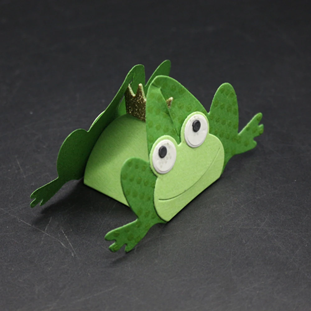  Frog Box Shape Carbon steel Die Scrapbooking Decor Invitation Cards Embossing Dies Cut Stencils New - 32964579210