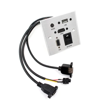 

Multi-functional Tabletop Power Outlet Conference table cable cubby Socket for Counter tops Worktop Tabletop Socket for Meeting