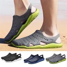 Г.,, мужские уличные сандалии повседневные сандалии прогулочные пляжные вьетнамки мужская легкая обувь на плоской подошве тапочки sapato masculino S