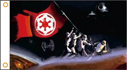 

flag Star wars Banner 3ftx5ft 100% Polyester 061