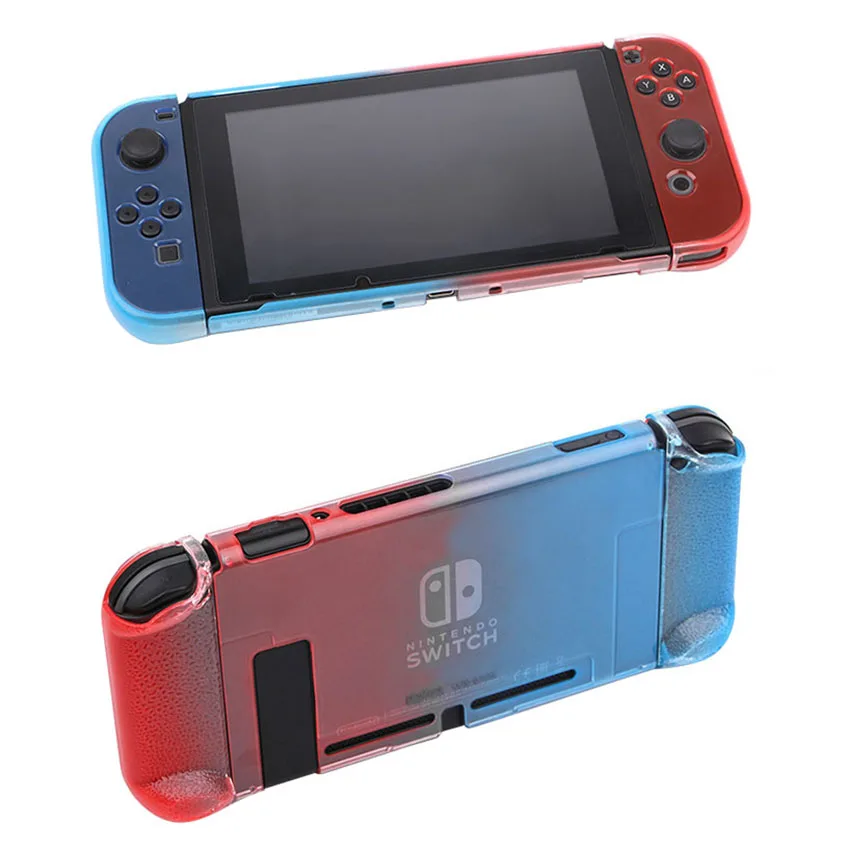

Thin Slim Protective Crystal Hard Case Cover Anti-Slip Shell 3 Part Design Separated for Nintend Switch