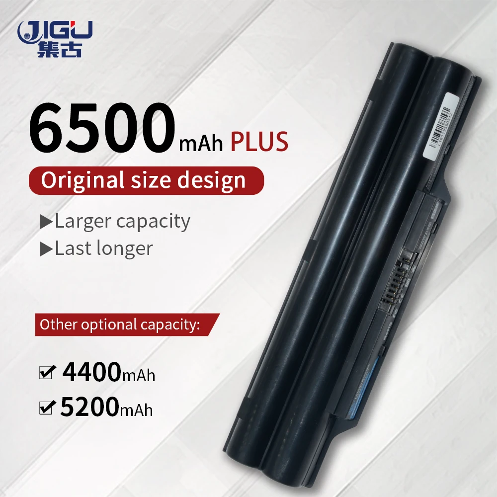 JIGU черный 6 ячеек запасная батарея для FUJITSU LifeBook LH520 LH530 A530 A531 AH530 AH531 CP477891 01 FMVNBP186