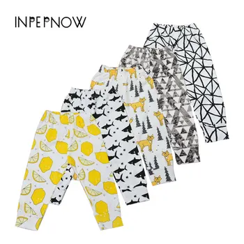 

INPEPNOW Boys Pants Cartoon Kids Trousers Animal Print Spring Summer 2019 Children's Pants for Girls Baby Leggings CK-CZX30