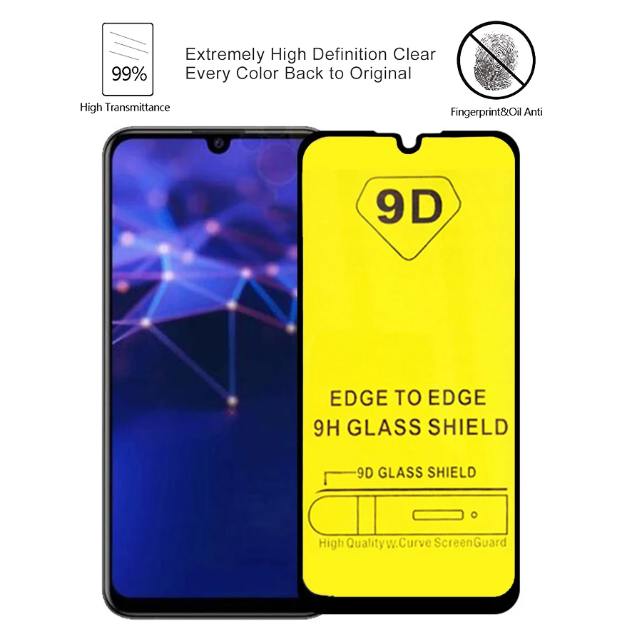 С уровнем твердости 9 H полное покрытие закаленное Стекло для Honor 10 Lite вид 20 huawei P