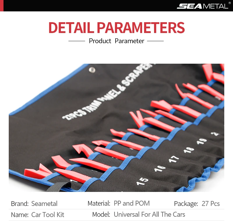 Инструменты для ремонта автомобиля, накладные зажимы, удаление 27 шт., автомобильная Дверная панель, приборная панель, набор инструментов, переносная застежка, комплекты, аксессуары для автомобиля
