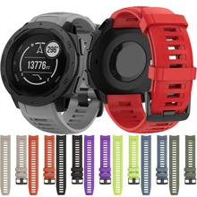 22 мм ширина ремешка для часов Garmin Instinct Мягкая Спортивная Замена для силиконового ремешка ремешок для часов Garmin Instinct умный ремешок для часов