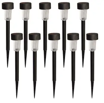 

10PCS/lot Solar Lights Outdoor Solar Powered Pathway Light White/Multiple Landscape Light For Lawn/Patio/Yard/Walkway/Driveway