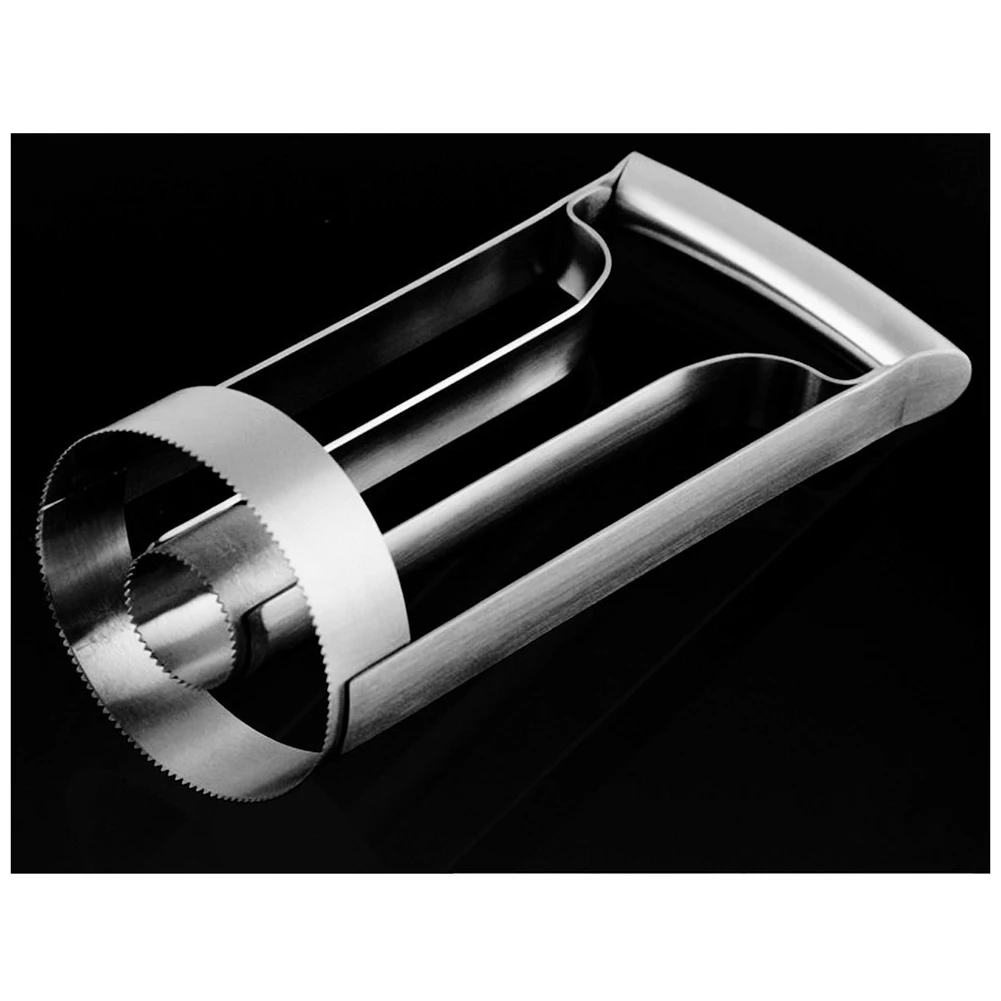 Practical Stainless Steel Pineapple Corer Slicer Cutter Peeler Ring