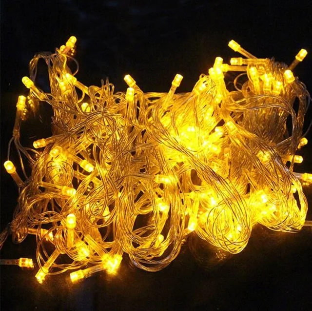 Christmas garland LED Strip Light 10M Waterproof 110V/220V 100 leds String Lighting 9 Colors Festival Party LED String Light Christmas garland LED Strip Light 10M Waterproof 110V/220V 100 leds String Lighting 9 Colors Festival Party LED String Light