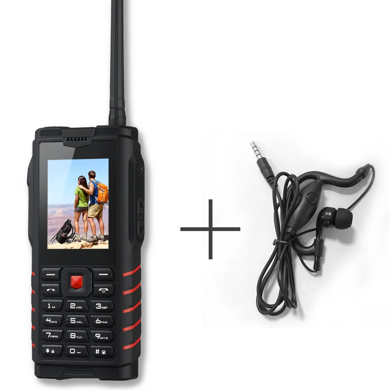 XGODY ioutdoor T2 ip68 Mobile Phone 2.4 Inch Rugged Feature Phones 2G Walkie-talkie intercom 4500mA