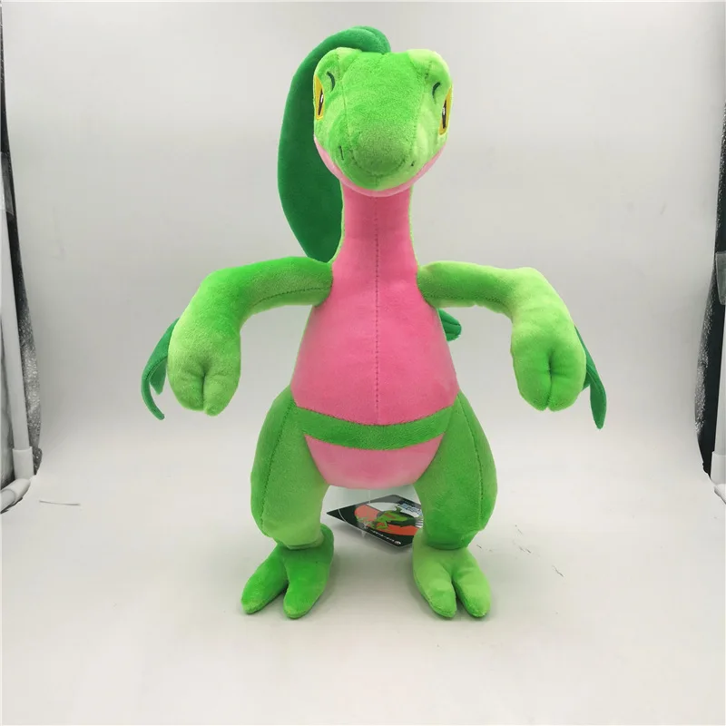 Персонажи аниме Treecko Evolution grovile Sceptile Mega Sceptile pkm Мягкие плюшевые игрушки подарки для детей - Цвет: 33cm