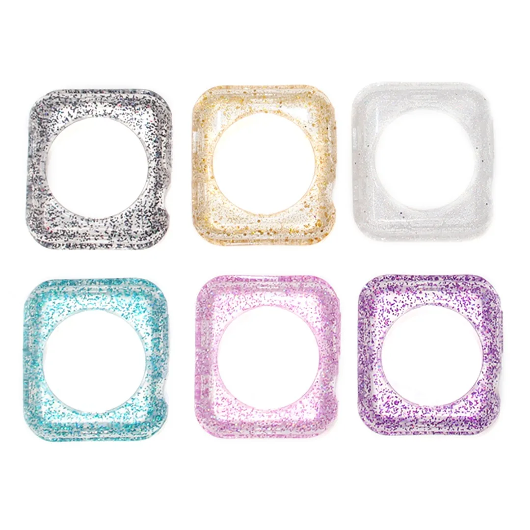 Screen Protector Case for Apple Watch 1/2/3 42mm Transparent All-Around Ultra Thin Clear Protector for iWatch Series 4 44mm