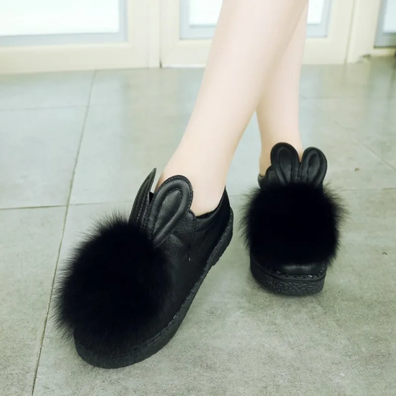 Женские туфли лоферы с бантиком и кроличьими ушками размеры 34 45|loafers slip on|flats