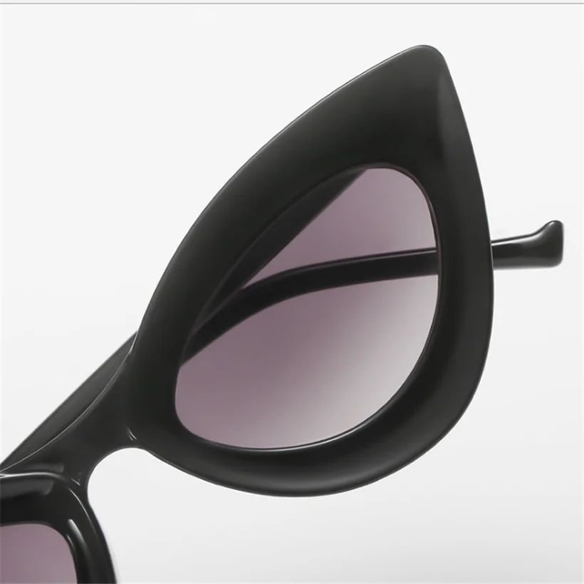 YOOSKE, винтажные, сексуальные, кошачий глаз, солнцезащитные очки, для женщин, модный бренд, дизайн, черный, леопард, солнцезащитные очки, оттенки, UV400, женские, зеркальные