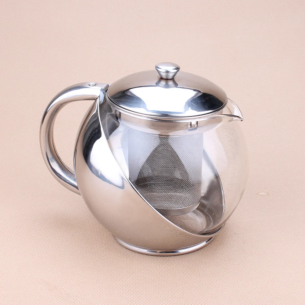 Buy Round non glass teapot stainless steel