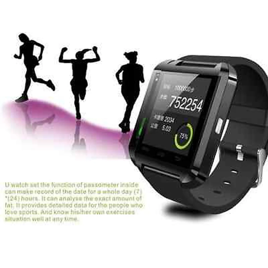 Bluetooth smart watch U8 Wrist Watch U font b smartWatch b font for For iPhone 4