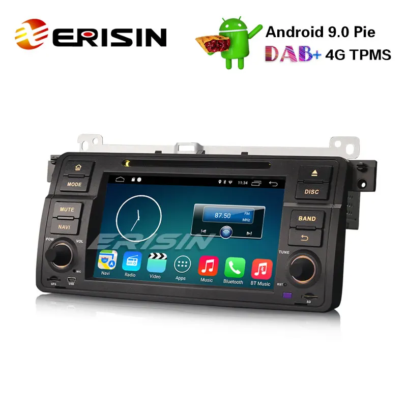 Clearance Erisin ES3546B 1 Din 7 inch Car DVD Player Android 9.0 Car Stereo GPS Satnav DAB+ 4G for BMW E46 2 Clearance Erisin ES3546B 1 Din 7 inch Car DVD Player Android 9.0 Car Stereo GPS Satnav DAB+ 4G for BMW E46 2