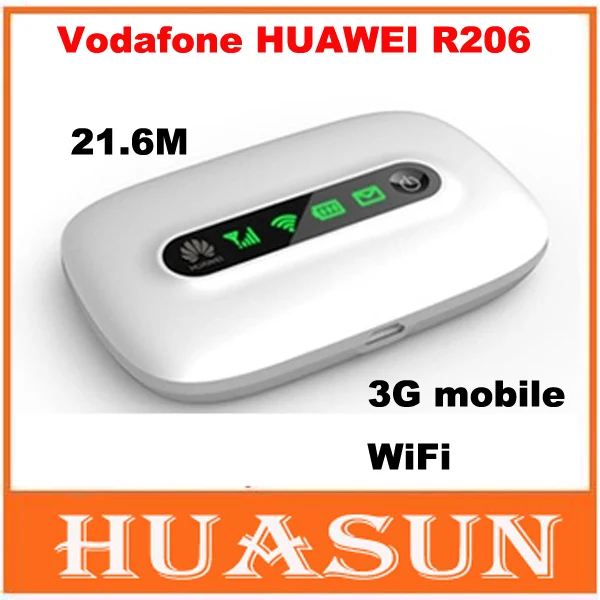 

Original Unlocked vodafone Huawei Vodafone R206 3G mobile wifi hotspot 21.6M wireless router