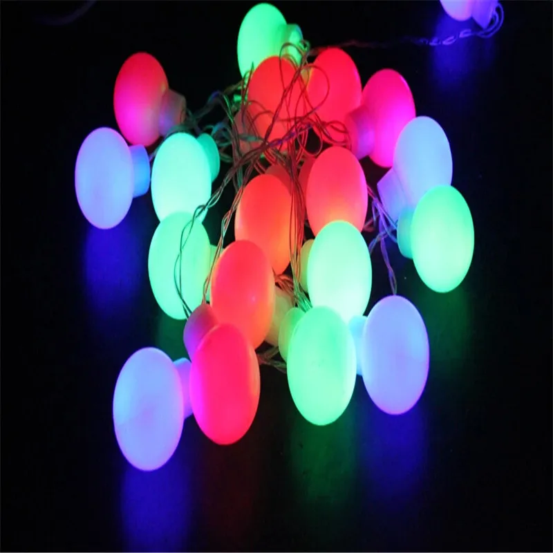 

Multi Color 20 led Ball LED Color Changing With 13ft LED Ball String Lights Ambiance Lighting For Halloween