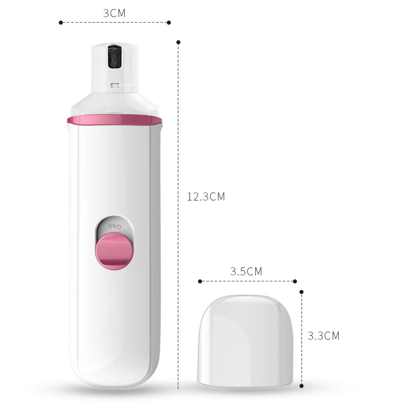 Dog Cat Electric Claw Nail Grooming Tool Pet Toenail Grinder Clipper Auto Pedicure Equipment Charged Bass Pet Pedicure Trimmers2