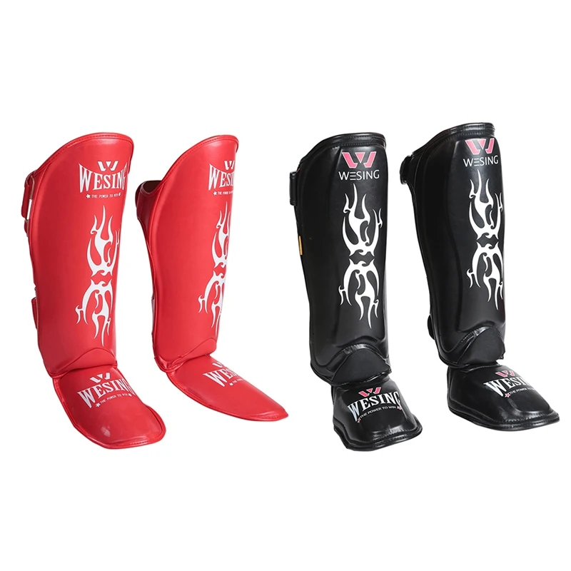 

Guards Thai Sparring Sanda Tranning Leg Sleeve Boxing Shin Instep Guard Knee Pads Protective