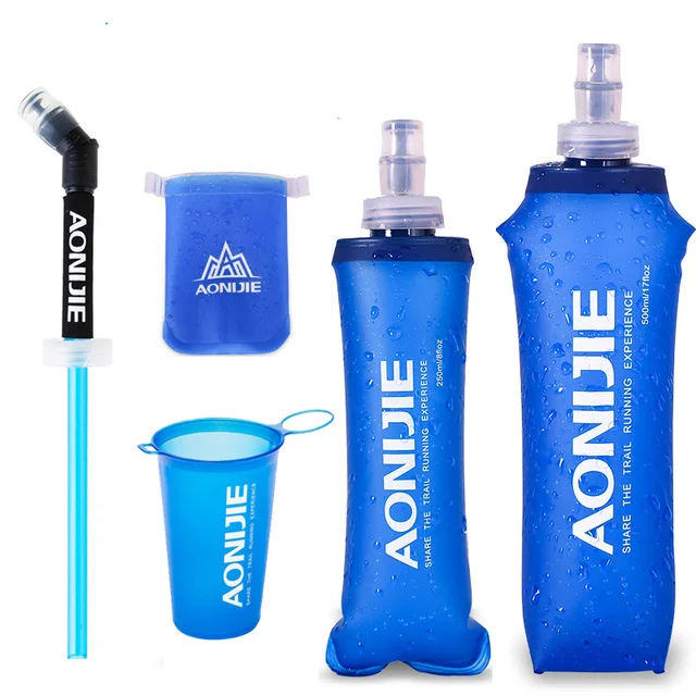 

AONIJIE 170ml 200ml 250ml 500ml Outdoor sports water bottle survival drinking bag camelback hydration backpack water bag bottle