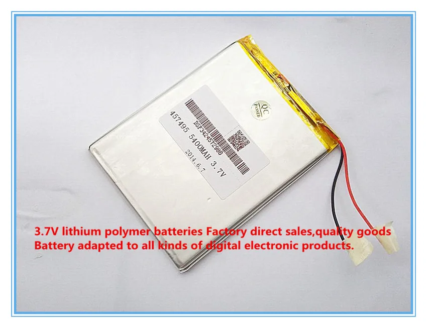 font b Tablet b font font b pc b font 3 7V 5400mAH polymer lithium