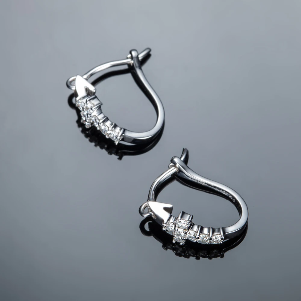 Aliexpress Cross 0 2carat Natural Diamond Earrings Aliexpress Cross 0 2carat Natural Diamond Earrings Hoop Jewelry For Women Very Good Cut 18k White Gold Si I J From Reliable