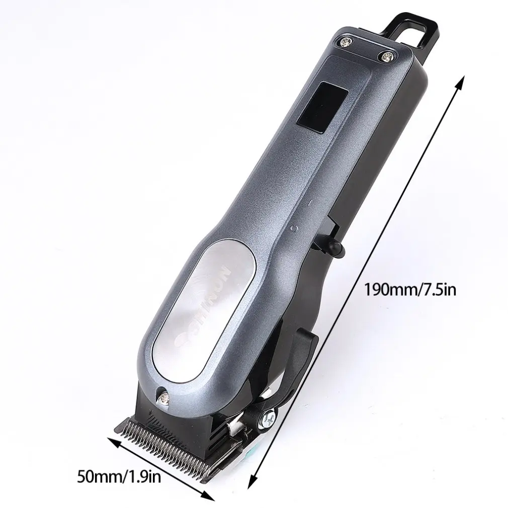SH-1888 машинка для стрижки волос с цифровым дисплеем перезаряжаемая электрическая машинка для стрижки волос профессиональный триммер для волос парикмахерский инструмент для стрижки волос