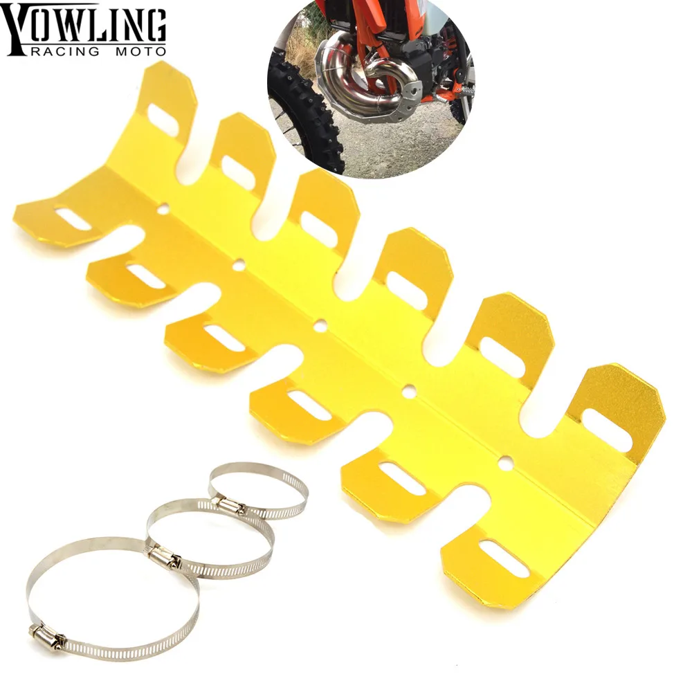 Off road Exhaust Muffler Pipe Guard Protector Heat Shield For SUZUKI DR