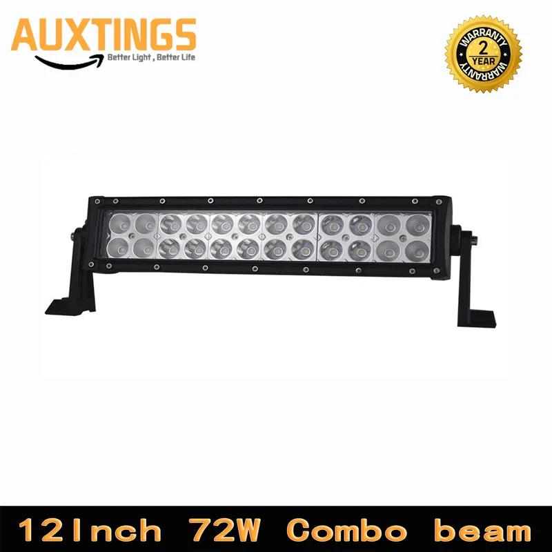 

DISCOUNT!!!FREE SHIPPING 12 volt led light bar 12"INCH 72W watt COMBO IP67 offroad led light bar super bright led work light bar