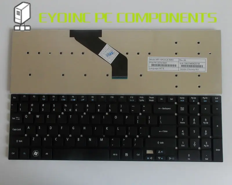 Original US Laptop Keyboard for Acer Aspire V3 771 V3 771 6683 V3 771 ...