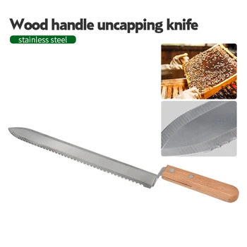 

Beekeeping half Serrated Blade Beekeeping Tools Uncapping Knife Extractor Scraping Honey Knife to extractor beekeeping tools