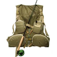 Открытый мужской Тактический рыболовный жилет Регулируемый Многофункциональный карманный многофункциональный сетчатый Быстросохнущий ультралегкий походный дышащий жилет